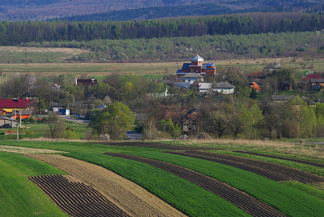 Село Нагуєвичі, де народився Іван Франко
