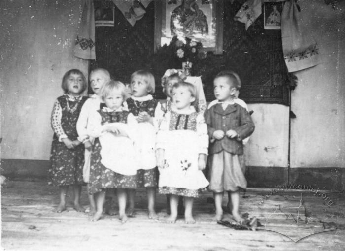 Дитячий садочок у Рясному-Руському, 1938 рік
