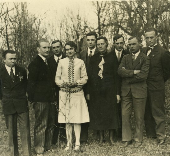 Роман Шухевич з дружиною Наталією Березинською, 1930 рік
