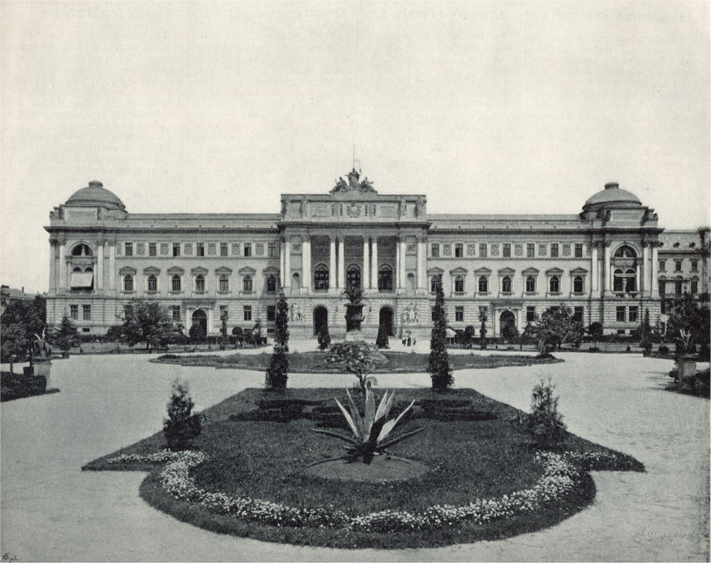 Колишня будівля Галицького Сейму, сьогодні Львівський університет імені Івана Франка, 1898 рік

