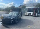 ДТП під Львовом: зіткнення легковика та маршрутки, п'ять постраждалих